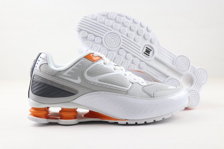 Nike Shox Enigma SP Black White Grey Orange Shoes